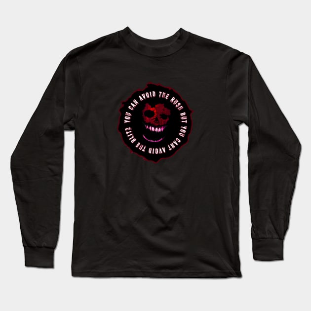 Red Blitz - Roblox Doors - The Backdoor Long Sleeve T-Shirt by Atomic City Art